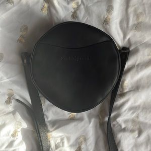 Portland Leather Company - Black Small Circle Crossbody